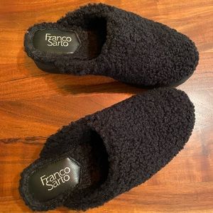 Franco sarto slip on mules with platform - size 9